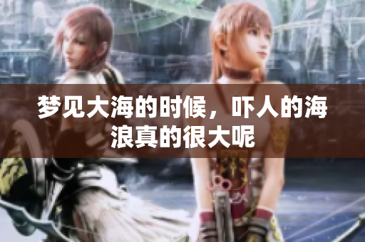 梦见大海的时候，吓人的海浪真的很大呢