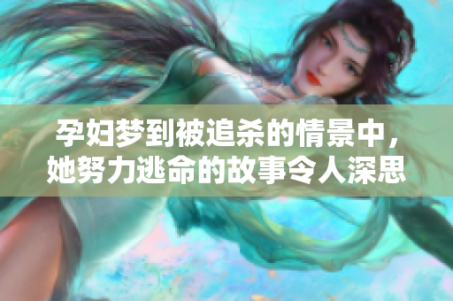 孕妇梦到被追杀的情景中，她努力逃命的故事令人深思
