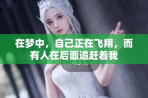 在梦中，自己正在飞翔，而有人在后面追赶着我