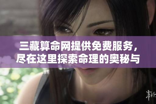 三藏算命网提供免费服务，尽在这里探索命理的奥秘与智慧