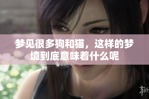 梦见很多狗和猫，这样的梦境到底意味着什么呢