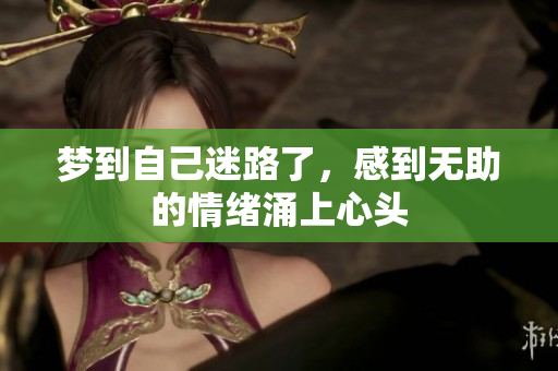 梦到自己迷路了，感到无助的情绪涌上心头