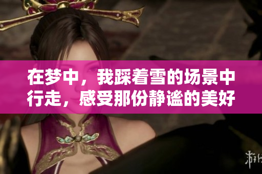 在梦中，我踩着雪的场景中行走，感受那份静谧的美好。