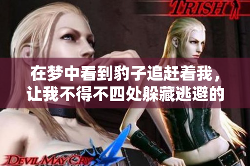 在梦中看到豹子追赶着我，让我不得不四处躲藏逃避的情景