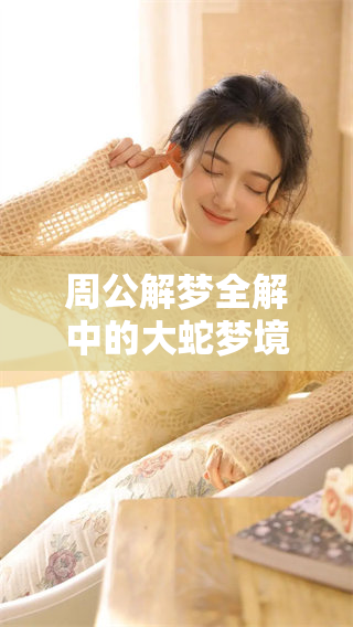 周公解梦全解中的大蛇梦境解析，帮助你查询梦见大蛇的含义