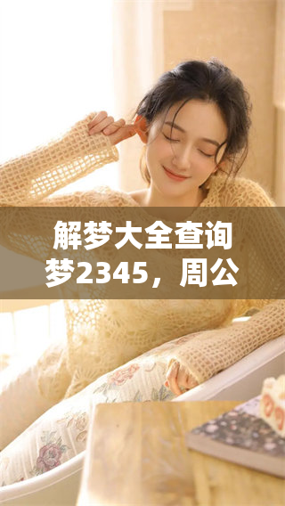 解梦大全查询梦2345，周公原版解梦带你探索心灵奥秘