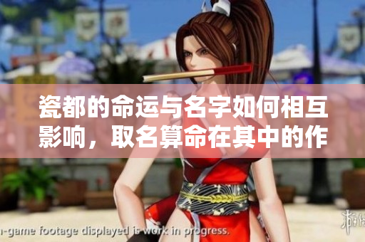 瓷都的命运与名字如何相互影响，取名算命在其中的作用探讨