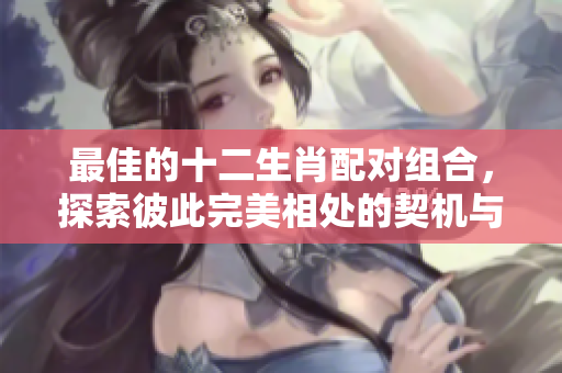 最佳的十二生肖配对组合，探索彼此完美相处的契机与和谐关系