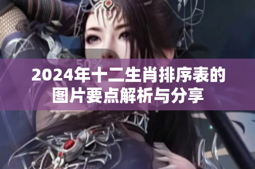2024年十二生肖排序表的图片要点解析与分享