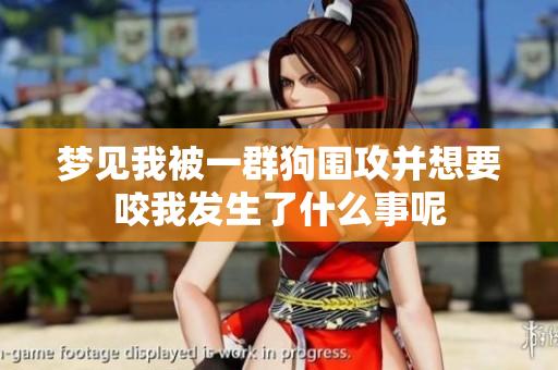 梦见我被一群狗围攻并想要咬我发生了什么事呢