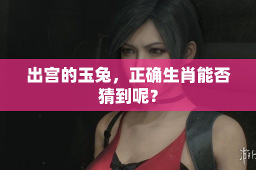 出宫的玉兔，正确生肖能否猜到呢？