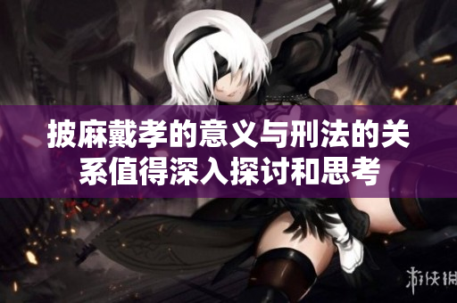 披麻戴孝的意义与刑法的关系值得深入探讨和思考