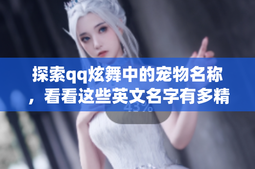 探索qq炫舞中的宠物名称，看看这些英文名字有多精彩