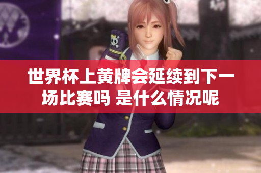 世界杯上黄牌会延续到下一场比赛吗 是什么情况呢