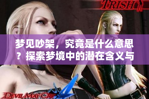 梦见吵架，究竟是什么意思？探索梦境中的潜在含义与解析