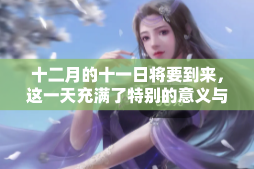 十二月的十一日将要到来，这一天充满了特别的意义与期待