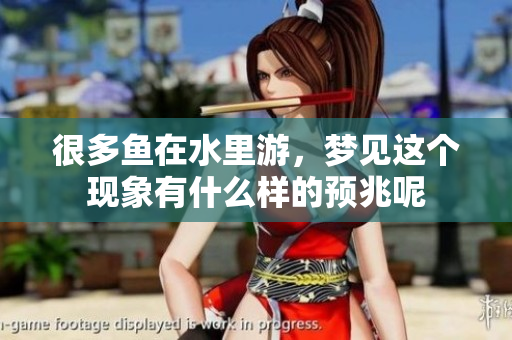 很多鱼在水里游，梦见这个现象有什么样的预兆呢