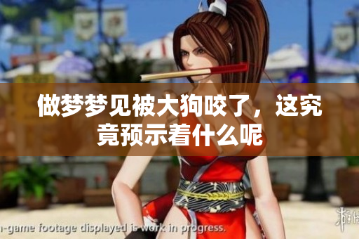 做梦梦见被大狗咬了，这究竟预示着什么呢