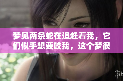 梦见两条蛇在追赶着我，它们似乎想要咬我，这个梦很奇怪