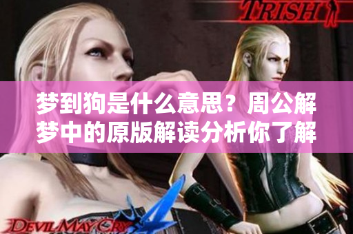 梦到狗是什么意思？周公解梦中的原版解读分析你了解了吗