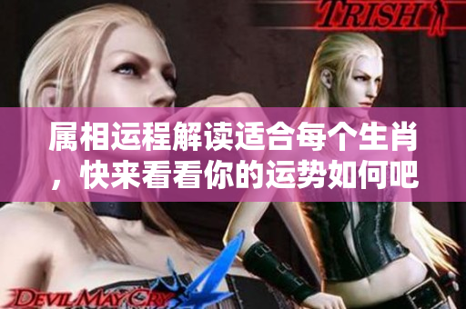 属相运程解读适合每个生肖，快来看看你的运势如何吧